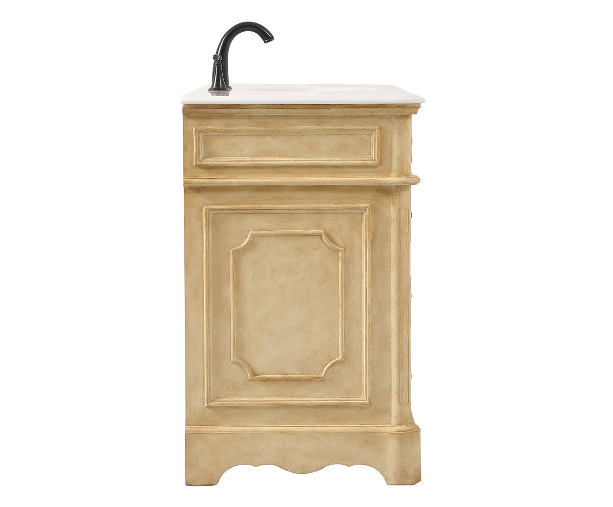 Elegant Lighting - VF30448AB - Bathroom Vanity Set - Francis - Antique Beige