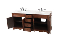 Elegant Lighting - VF30472DTK - Bathroom Vanity Set - Francis - Teak