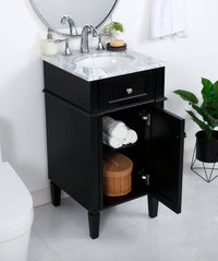 Elegant Lighting - VF12518BK - Bathroom Vanity Set - Park Avenue - Black