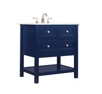 Elegant Lighting - VF27030BL - Bathroom Vanity Set - Metropolis - Blue