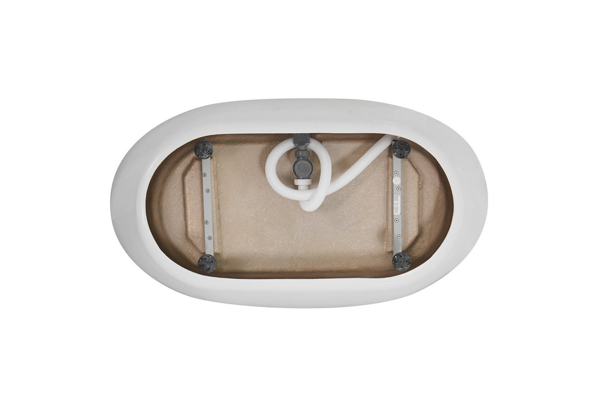 Elegant Lighting - BT10354GW - Bathtub - Ines - Glossy White