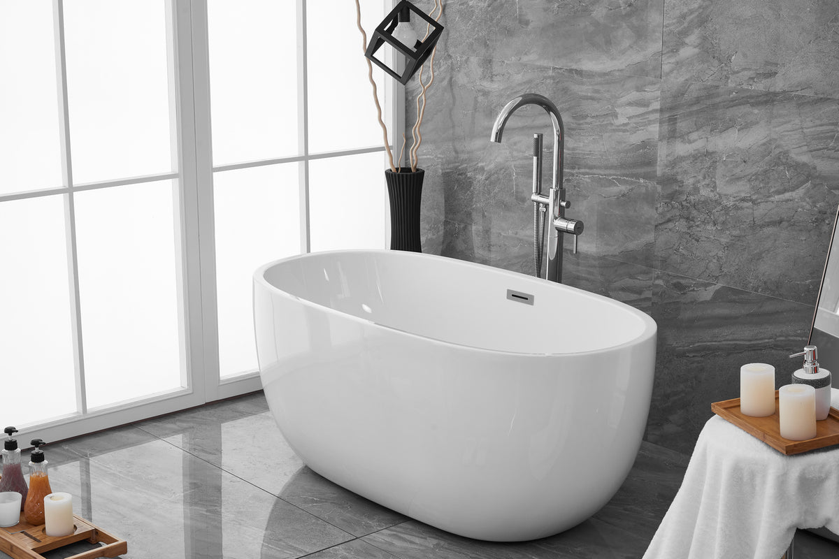 Elegant Lighting - BT10754GW - Bathtub - Allegra - Glossy White