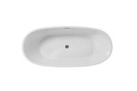Elegant Lighting - BT10767GW - Bathtub - Allegra - Glossy White
