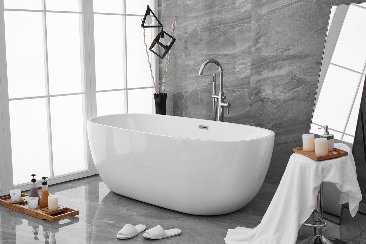 Elegant Lighting - BT10770GW - Bathtub - Allegra - Glossy White