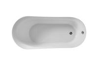 Elegant Lighting - BT10867GW - Bathtub - Chantal - Glossy White