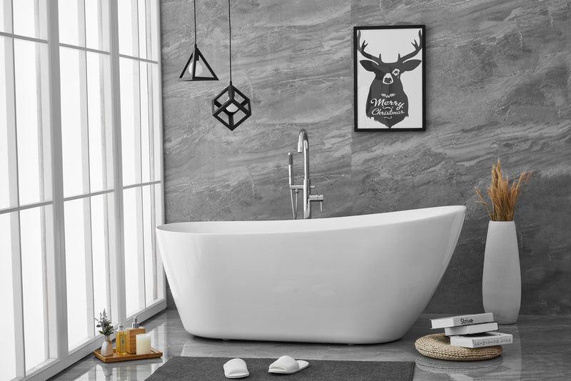 Elegant Lighting - BT10867GW - Bathtub - Chantal - Glossy White