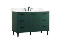 Elegant Lighting - VF47048MGN-BS - Vanity Sink Set - Baldwin - Green