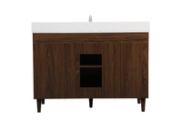 Elegant Lighting - VF47048MWT-BS - Vanity Sink Set - Baldwin - Walnut