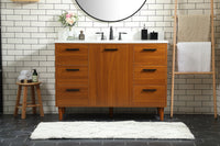 Elegant Lighting - VF47048MTK-BS - Vanity Sink Set - Baldwin - Teak
