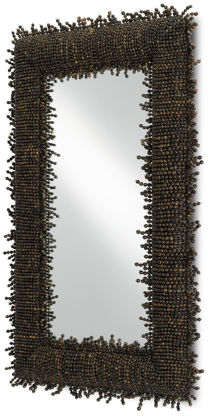 Currey and Company - 1000-0081 - Mirror - Pasay Collection - Black/Mirror