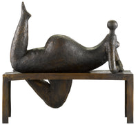 Currey and Company - 1200-0291 - Odalisque - Odalisque Bronze - Bronze