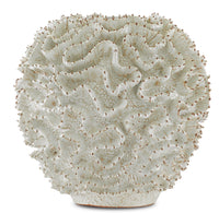 Currey and Company - 1200-0296 - Vase - Swirl Collection - White/Gold