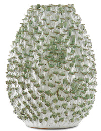 Currey and Company - 1200-0301 - Vase - Milione Collection - White/Green