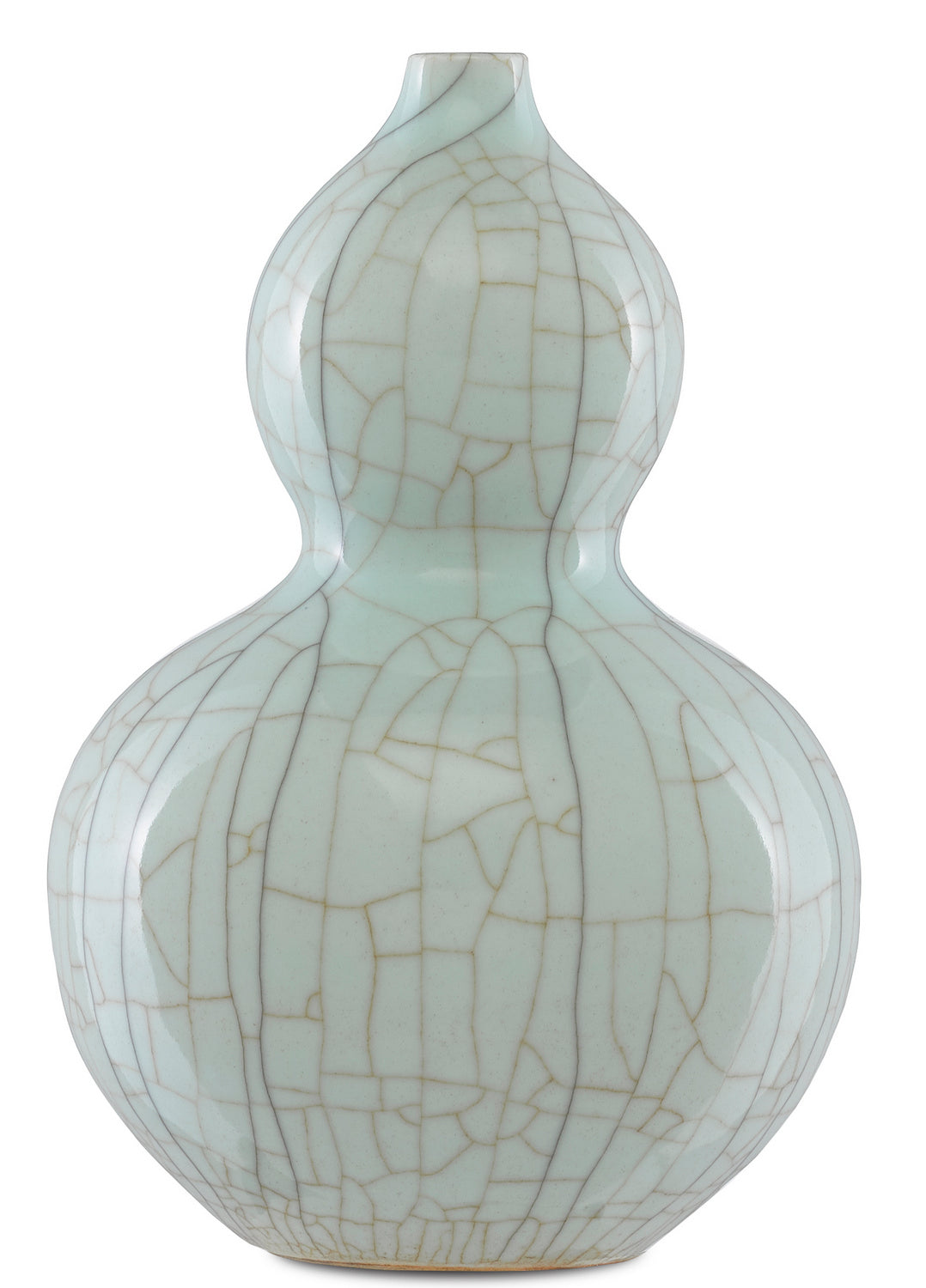 Currey and Company - 1200-0334 - Vase - Maiping Collection - Celadon Crackle