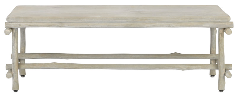 Currey and Company - 2000-0027 - Table/Bench - Portland/Faux Bois