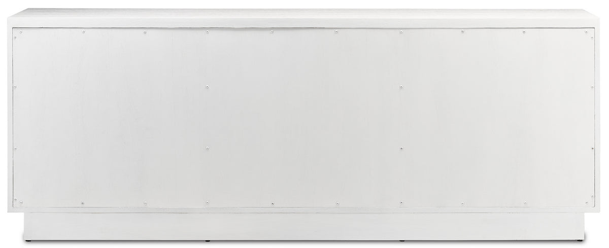 Currey and Company - 3000-0152 - Credenza - Morombe Collection - Cerused White