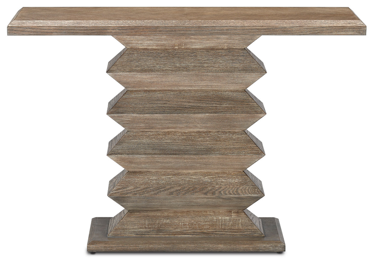 Currey and Company - 3000-0159 - Console Table - Sayan Collection - Light Pepper