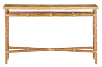 Currey and Company - 3000-0174 - Console Table - Silang Collection - Natural Rattan