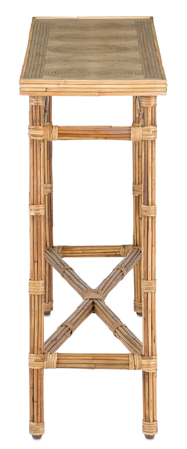 Currey and Company - 3000-0174 - Console Table - Silang Collection - Natural Rattan