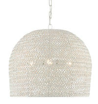 Currey and Company - 9000-0623 - Three Light Chandelier - Piero Collection - White