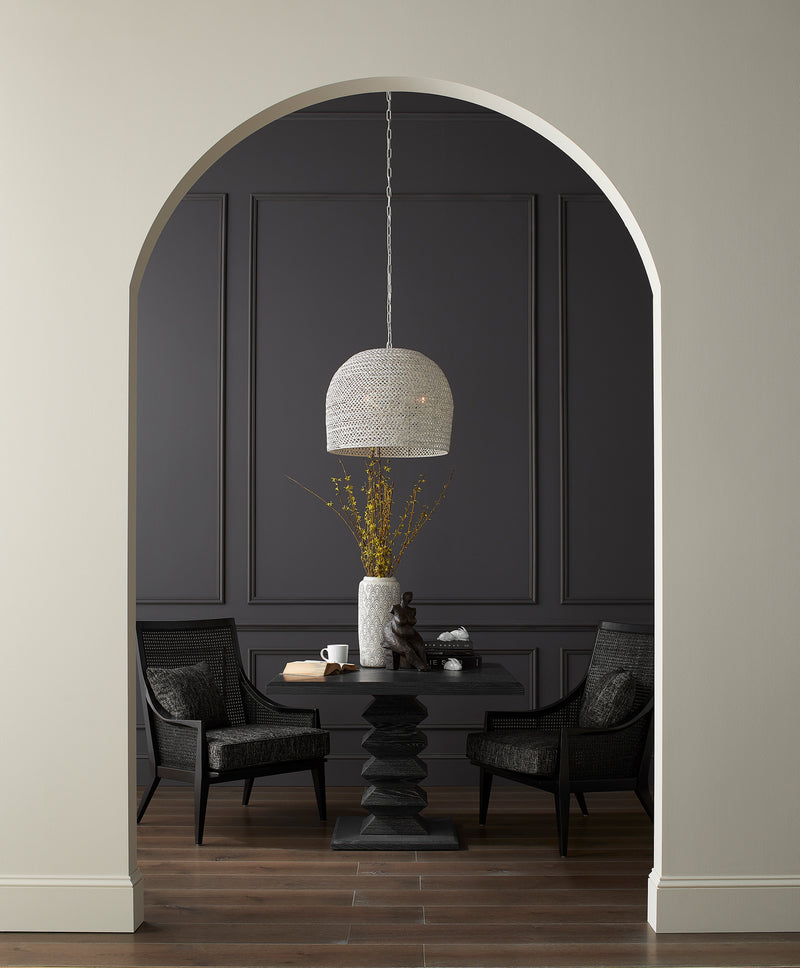 Currey and Company - 9000-0623 - Three Light Chandelier - Piero Collection - White