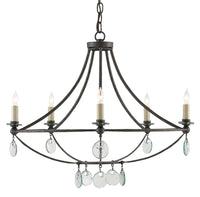 Currey and Company - 9000-0641 - Five Light Chandelier - Novella Collection - Mayfair