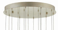 Currey and Company - 9000-0677 - 15 Light Pendant - Catrice Collection - Natural Shell/Contemporary Silver Leaf