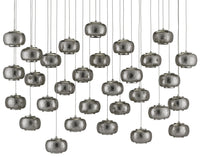 Currey and Company - 9000-0693 - 30 Light Pendant - Pepper Collection - Nickel