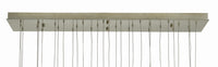 Currey and Company - 9000-0693 - 30 Light Pendant - Pepper Collection - Nickel