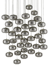 Currey and Company - 9000-0694 - 36 Light Pendant - Pepper - Nickel/Silver