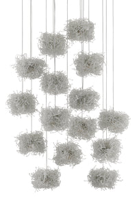 Currey and Company - 9000-0698 - 15 Light Pendant - Birds Nest Collection - Clear