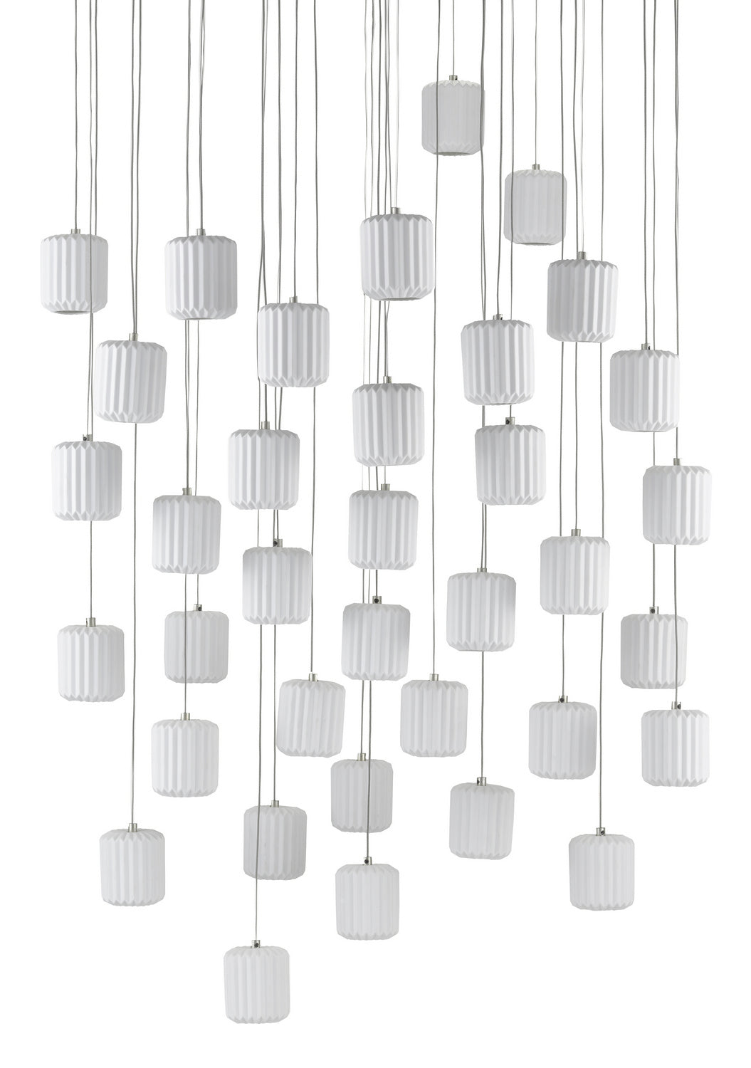 Currey and Company - 9000-0715 - 36 Light Pendant - Dove Collection - White