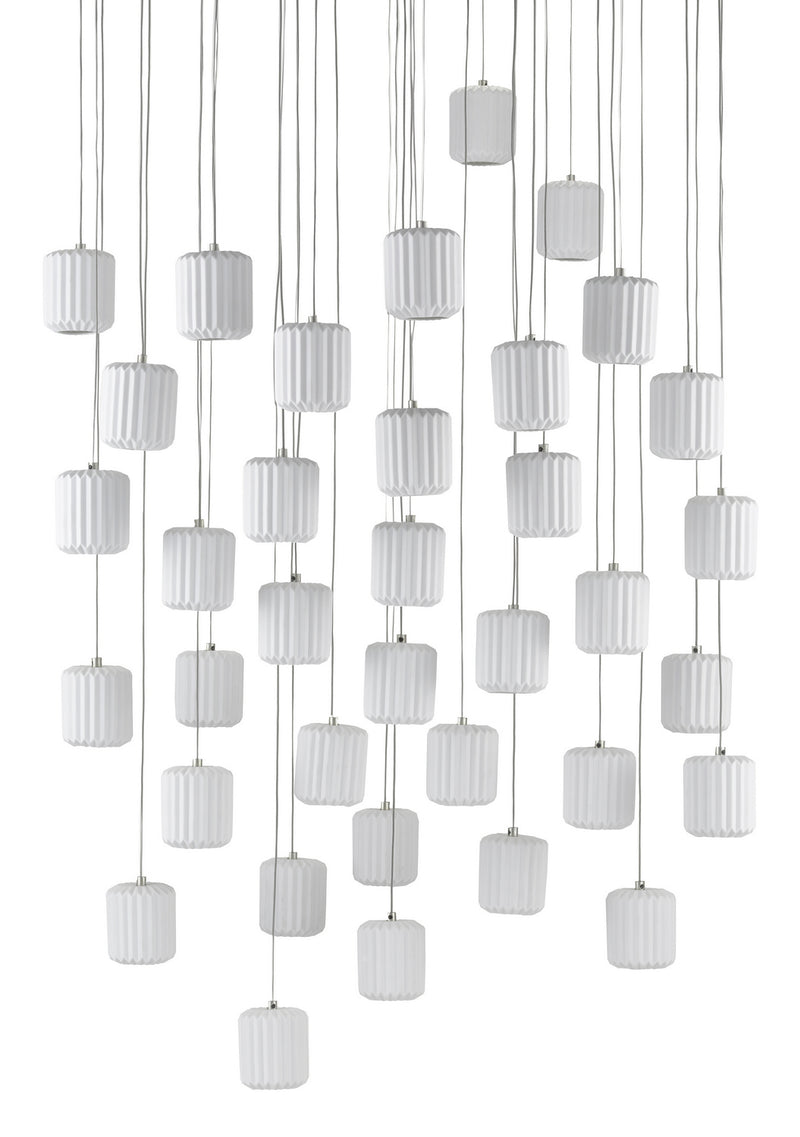Currey and Company - 9000-0715 - 36 Light Pendant - Dove Collection - White