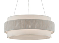 Currey and Company - 9000-0735 - Six Light Chandelier - Rousham - Beige/Sugar White