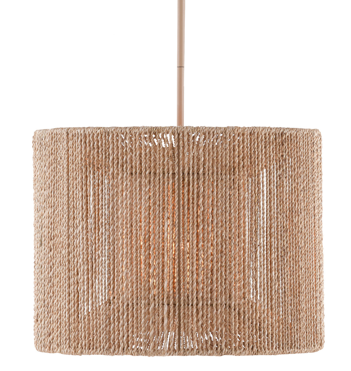 Currey and Company - 9000-0737 - Five Light Chandelier - Mereworth Collection - Natural Rope/Beige