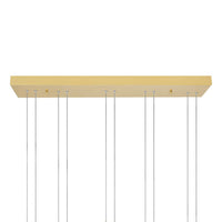 CWI Lighting - 1273P44-5-602-RC - LED Chandelier - Hoops - Satin Gold