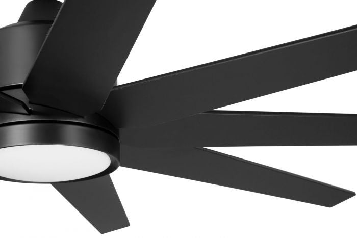 Craftmade - CHP60FB9 - 60"Ceiling Fan - Champion Indoor/Ourdoor - Flat Black