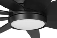 Craftmade - CHP60FB9 - 60"Ceiling Fan - Champion Indoor/Ourdoor - Flat Black