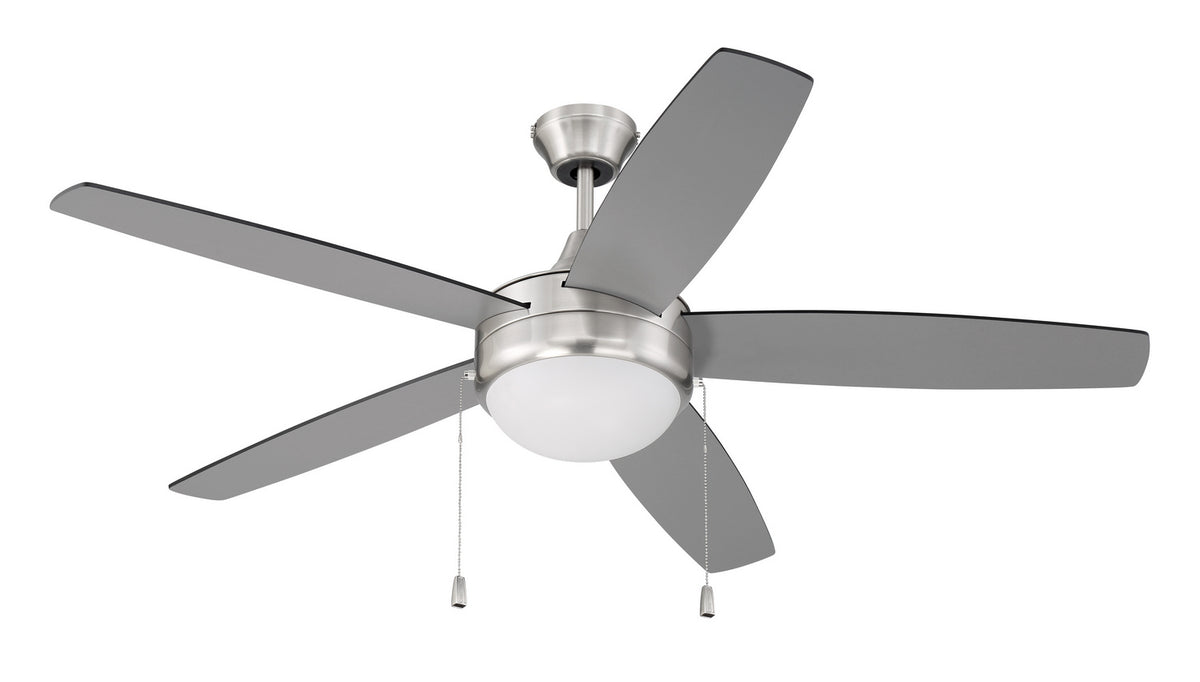 Craftmade - EPHA52BNK5-BNGW - 52" Ceiling Fan - Phaze Energy Star 5 - Brushed Polished Nickel