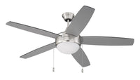 Craftmade - EPHA52BNK5-BNGW - 52" Ceiling Fan - Phaze Energy Star 5 - Brushed Polished Nickel