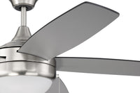 Craftmade - EPHA52BNK5-BNGW - 52" Ceiling Fan - Phaze Energy Star 5 - Brushed Polished Nickel
