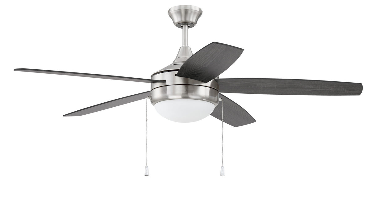 Craftmade - EPHA52BNK5-BNGW - 52" Ceiling Fan - Phaze Energy Star 5 - Brushed Polished Nickel