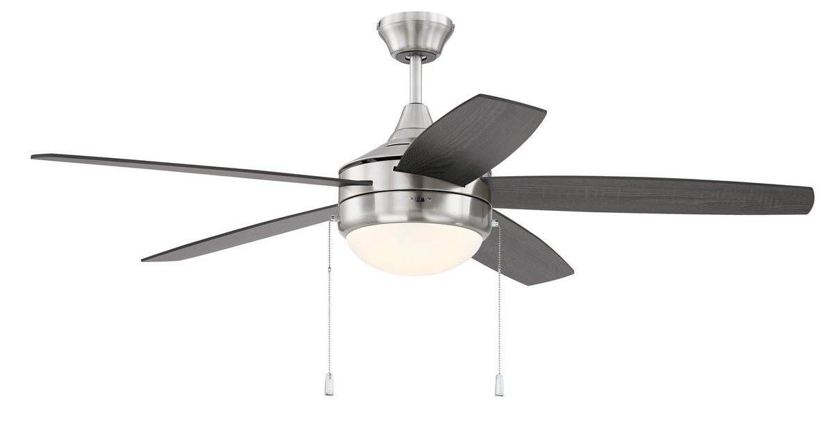 Craftmade - EPHA52BNK5-BNGW - 52" Ceiling Fan - Phaze Energy Star 5 - Brushed Polished Nickel