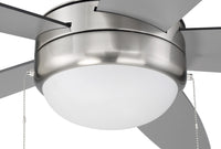Craftmade - EPHA52BNK5-BNGW - 52" Ceiling Fan - Phaze Energy Star 5 - Brushed Polished Nickel