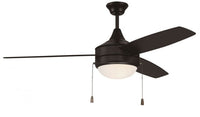 Craftmade - EPHA52FB3 - 52" Ceiling Fan - Phaze Energy Star 3 - Flat Black