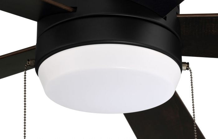 Craftmade - MER52FB5 - 52"Ceiling Fan - Merit - Flat Black