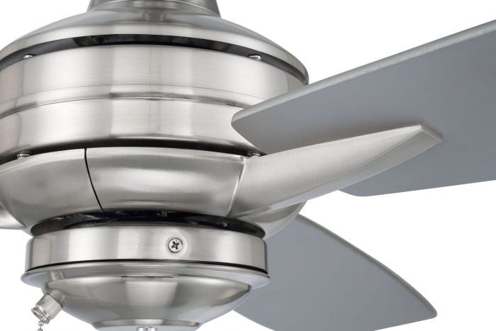 Craftmade - MOT52BNK3 - 52" Ceiling Fan - Moto - Brushed Polished Nickel