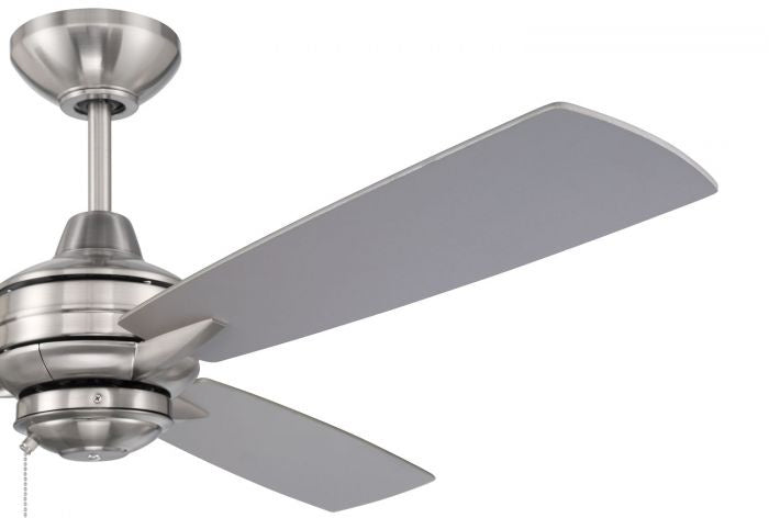 Craftmade - MOT52BNK3 - 52" Ceiling Fan - Moto - Brushed Polished Nickel