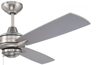 Craftmade - MOT52BNK3 - 52" Ceiling Fan - Moto - Brushed Polished Nickel