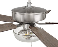 Craftmade - P101BNK5-52DWGWN - 52" Ceiling Fan - Pro Plus 101 - Brushed Polished Nickel